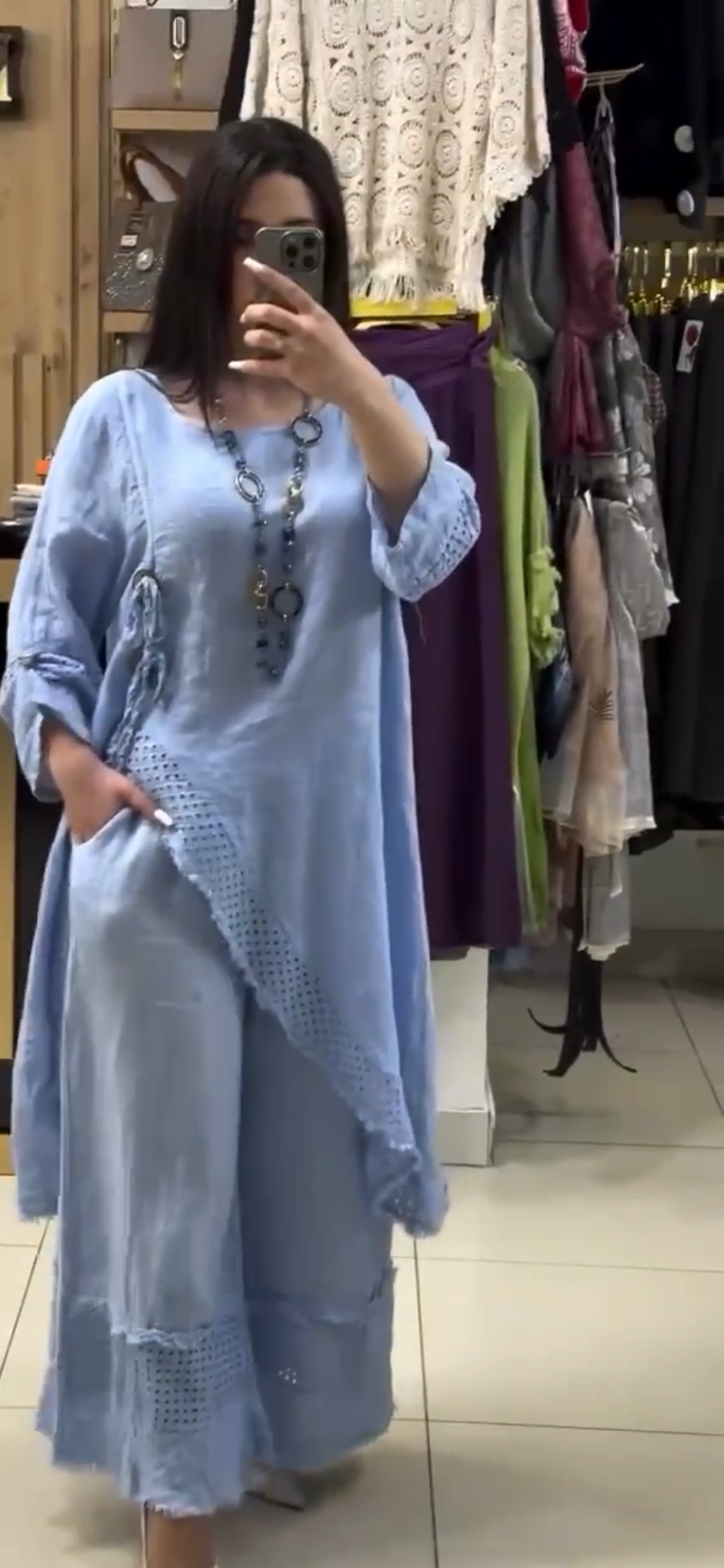 Breezy blue cord set