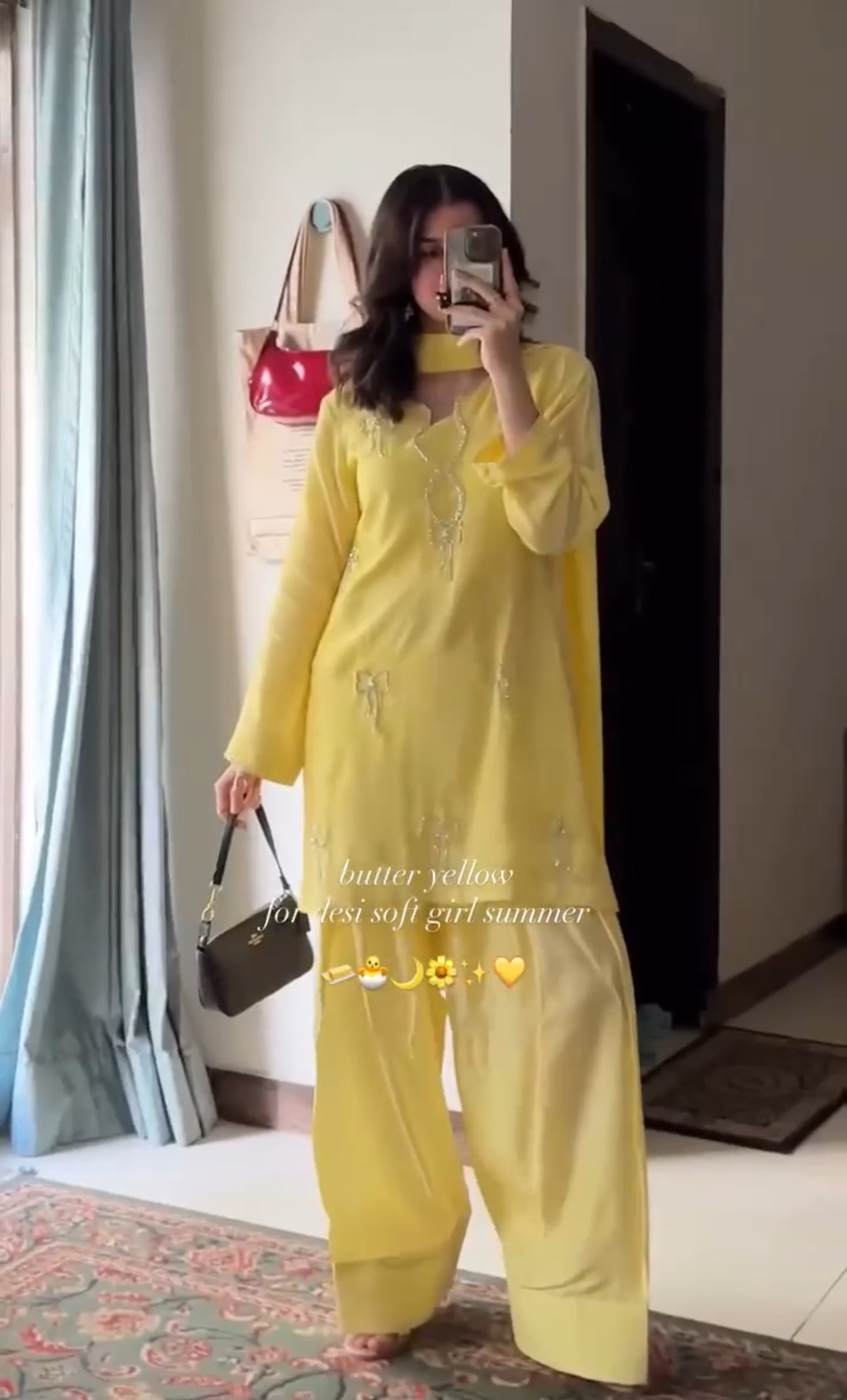 Yellow Farsi suit