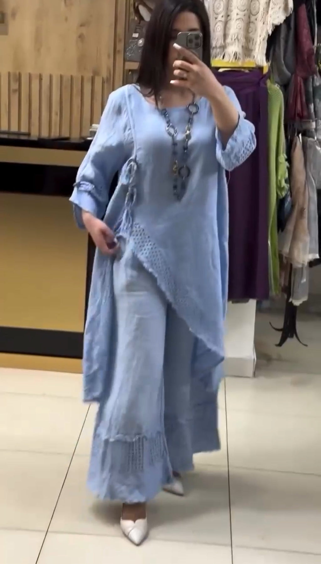 Breezy blue cord set