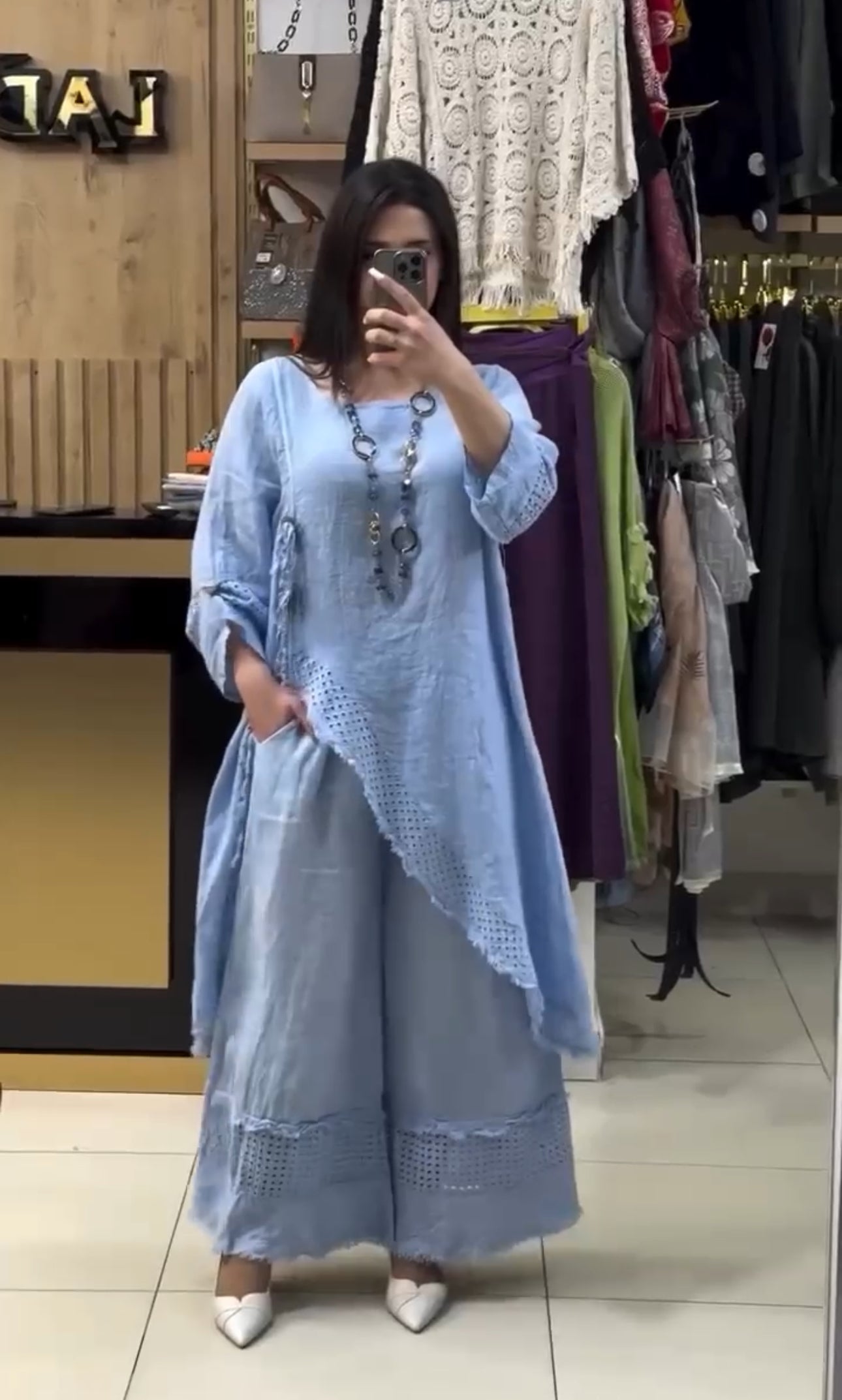 Breezy blue cord set