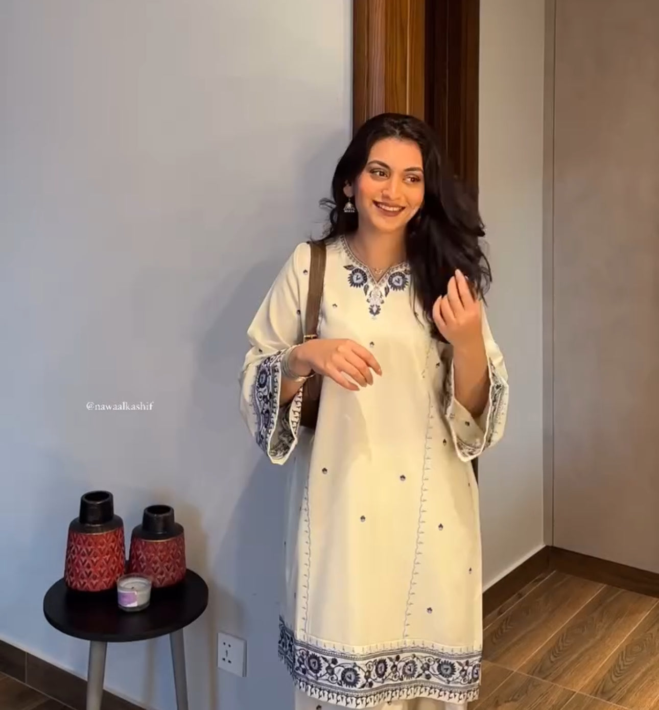 Safaid Sitara  Co-ord Set