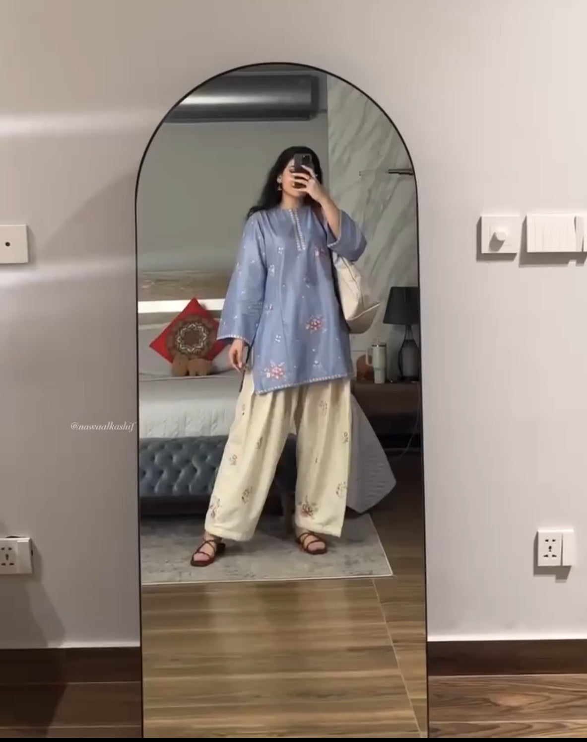 Persian Blue Farsi Co-ord Set