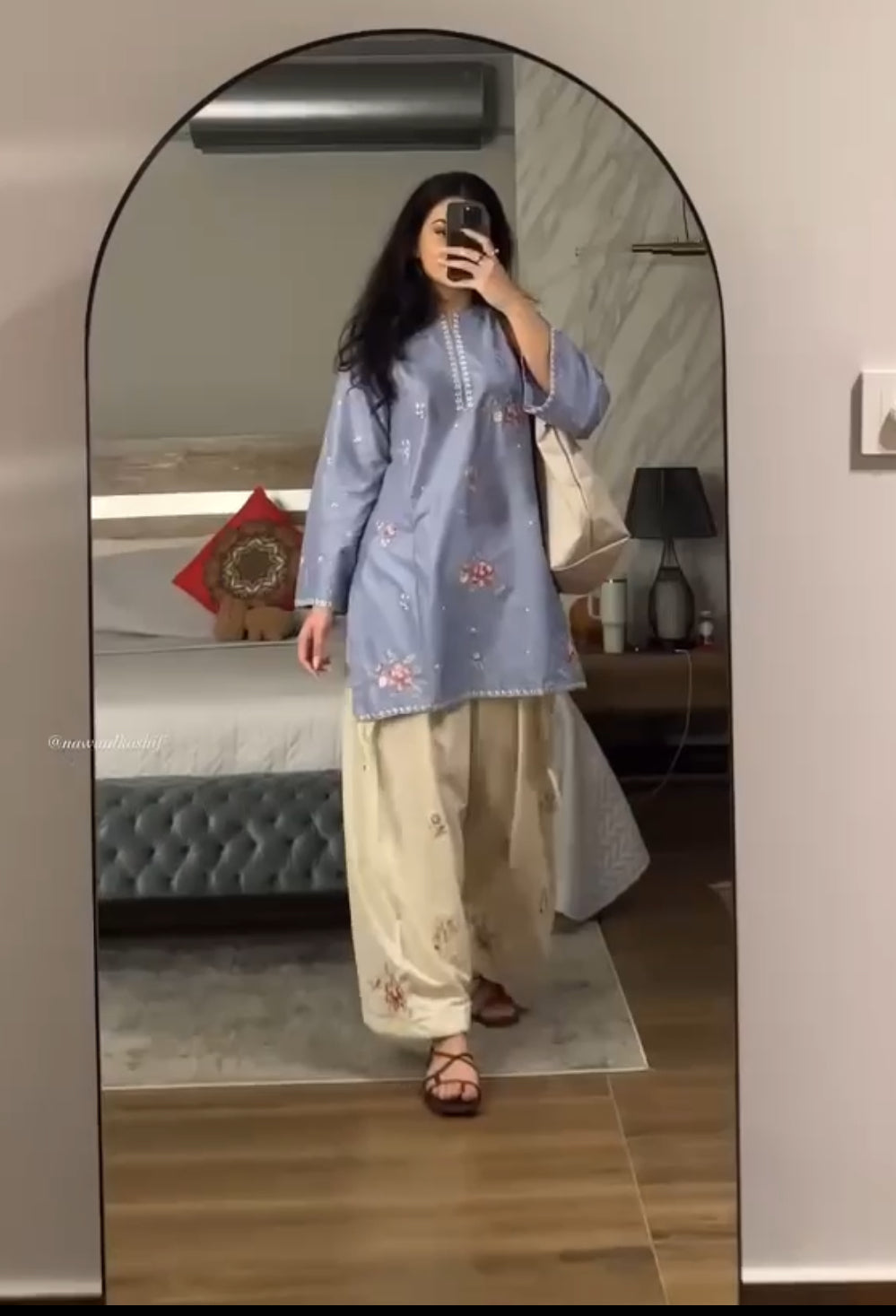 Persian Blue Farsi Co-ord Set